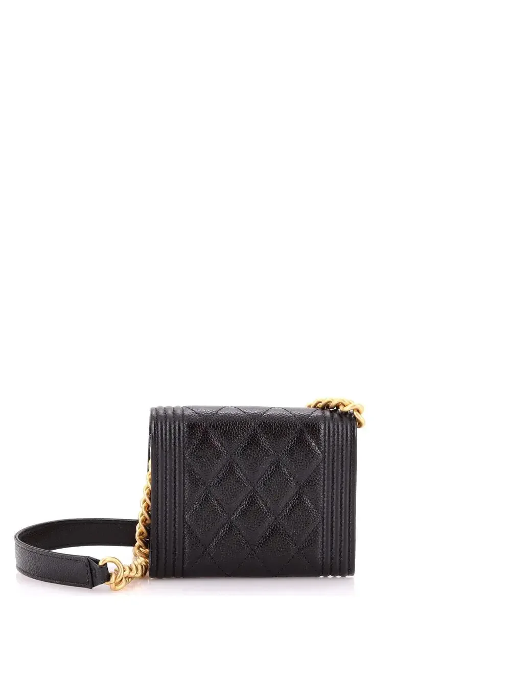 Chanel Boy Flap Card Holder On Chain #288972C19B